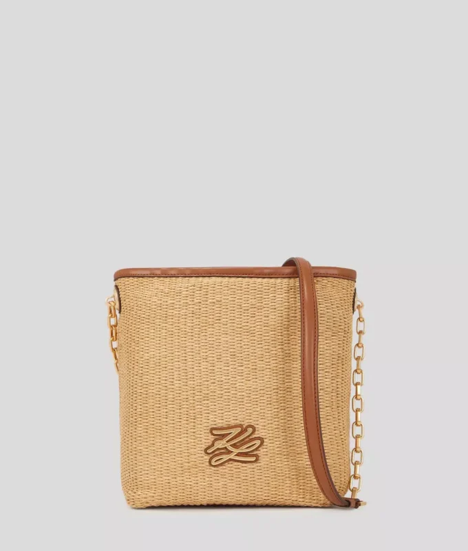 K/Autograph gewebte kleine Beuteltasche K/Autograph gewebte kleine Beuteltasche