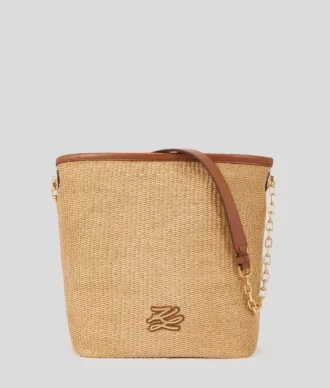 K/Autograph gewebte mittelgroße Beuteltasche