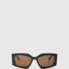 K/Autograph Klobige Sonnenbrille