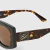 K/Autograph Klobige Sonnenbrille