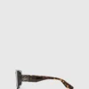 K/Autograph Klobige Sonnenbrille