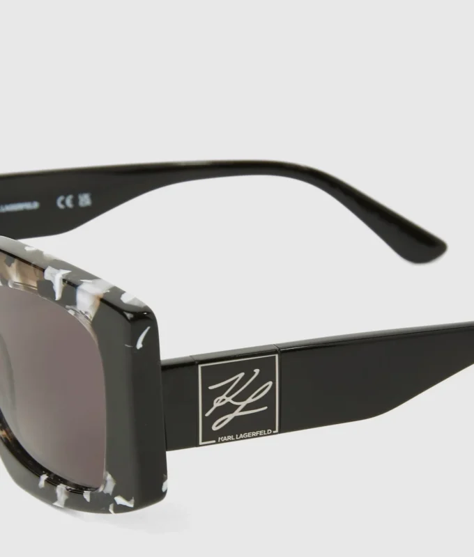K/Autograph Klobige Sonnenbrille