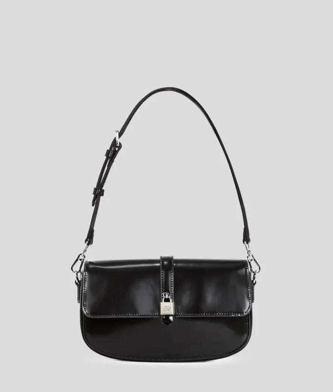 K/AUTOGRAPH PADLOCK SHOULDER BAG