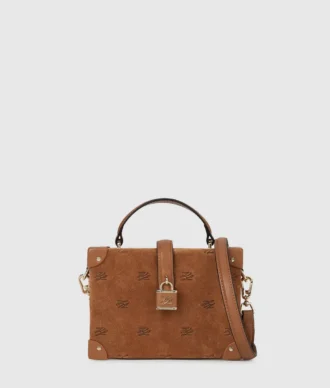 K/Autograph Trunk Bag aus Wildleder mit Vorhängeschloss