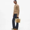 K/Circle kleine Shearling-Tasche