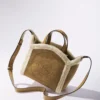 K/Circle kleine Shearling-Tasche
