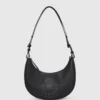 K/Circle Schultertasche mit Nieten und Mondmotiv K/Circle Schultertasche mit Nieten und Mondmotiv