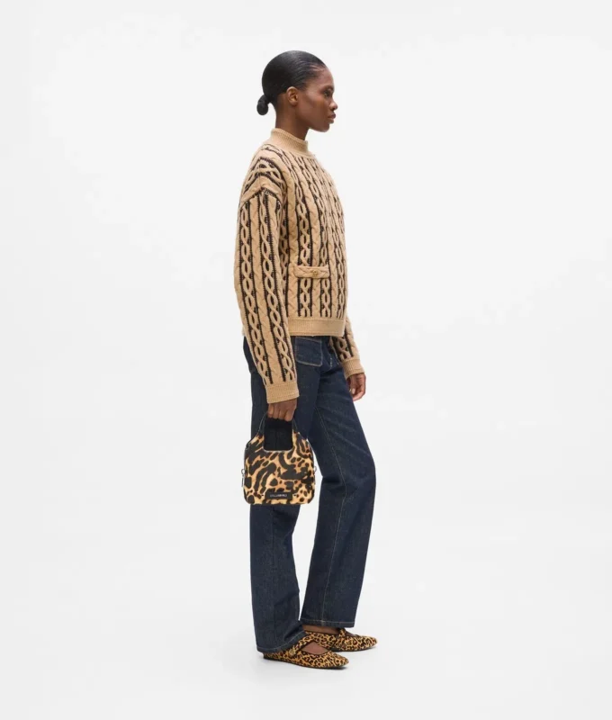 K/Hardware Mini-Tasche mit Leopardenmuster K/Hardware Mini-Tasche mit Leopardenmuster