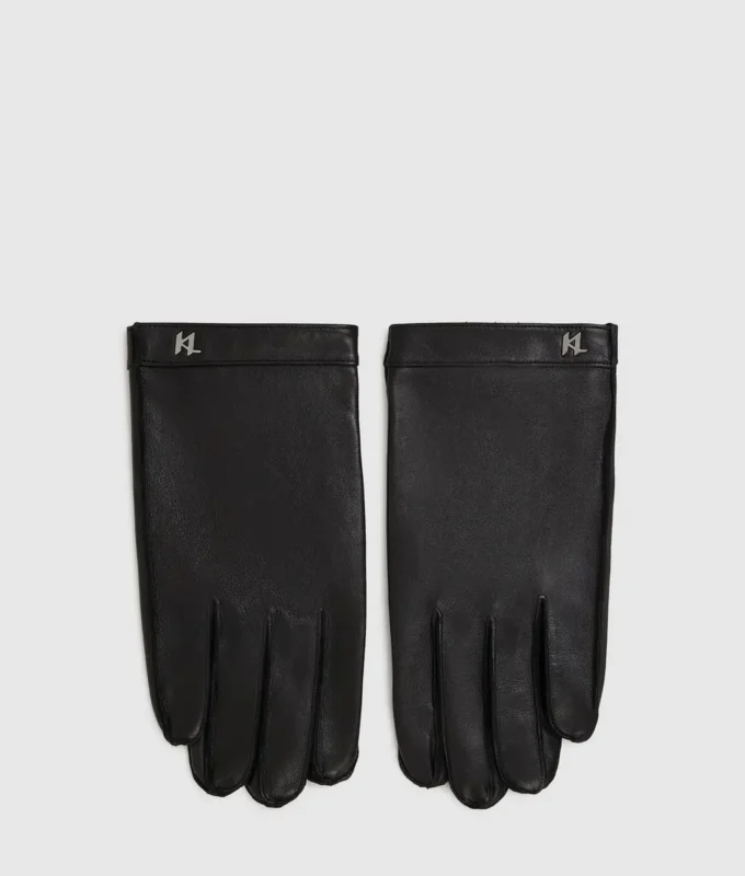 K/Monogram-Lederhandschuhe
