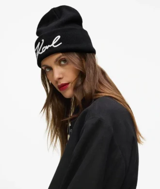 k signature beanie 2 330x388 - K/Signature Beanie