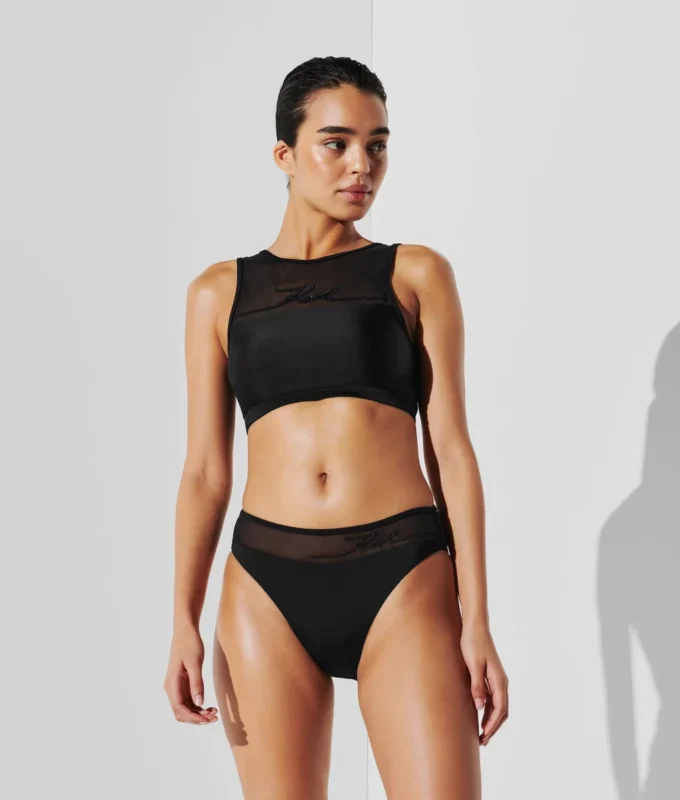 K/SIGNATURE BIKINIHOSE MIT HOHER TAILLE K/SIGNATURE BIKINIHOSE MIT HOHER TAILLE