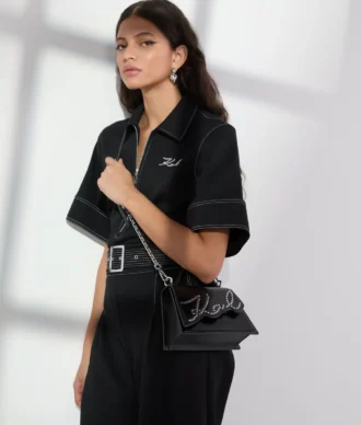 K/SIGNATURE KLEINE CROSSBODY-TASCHE MIT Nieten