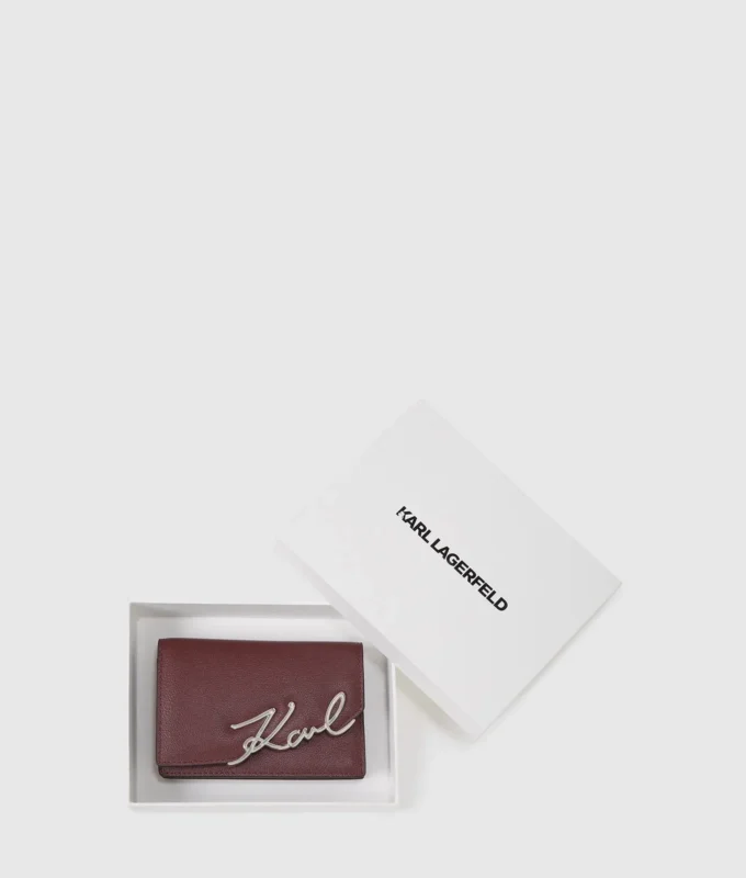K/Signature kleine Geldbörse K/Signature kleine Geldbörse
