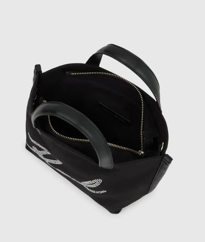 K/Signature Mini-Shopper mit Strasssteinen K/Signature Mini-Shopper mit Strasssteinen