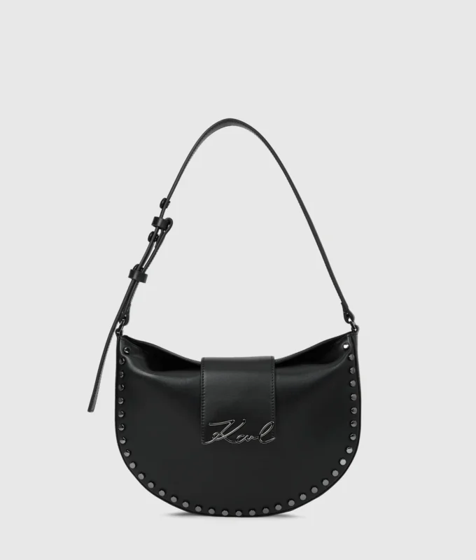 K/Signature Moon Bag mit Nieten K/Signature Moon Bag mit Nieten