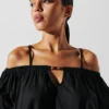 K/SIGNATURE OFF-SHOULDER BEACH DRESS
