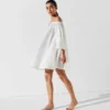 K/SIGNATURE OFF-SHOULDER BEACH DRESS