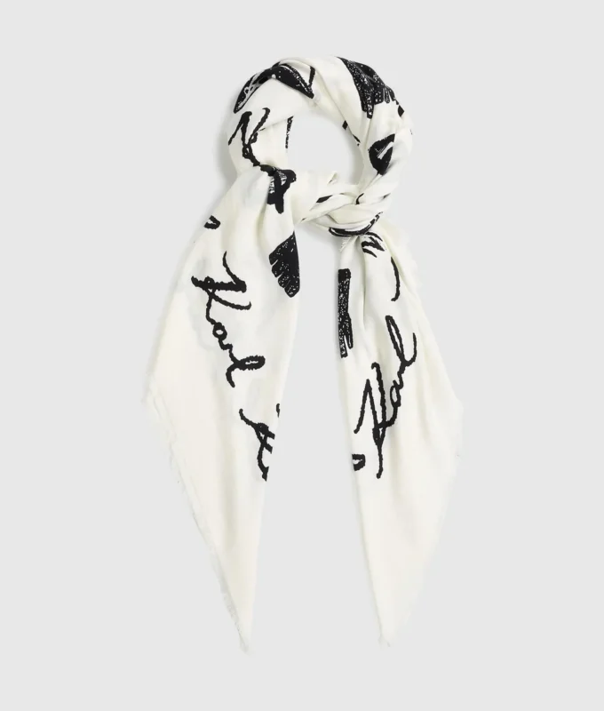 K/Signature-Schal mit Allover-Print K/Signature-Schal mit Allover-Print