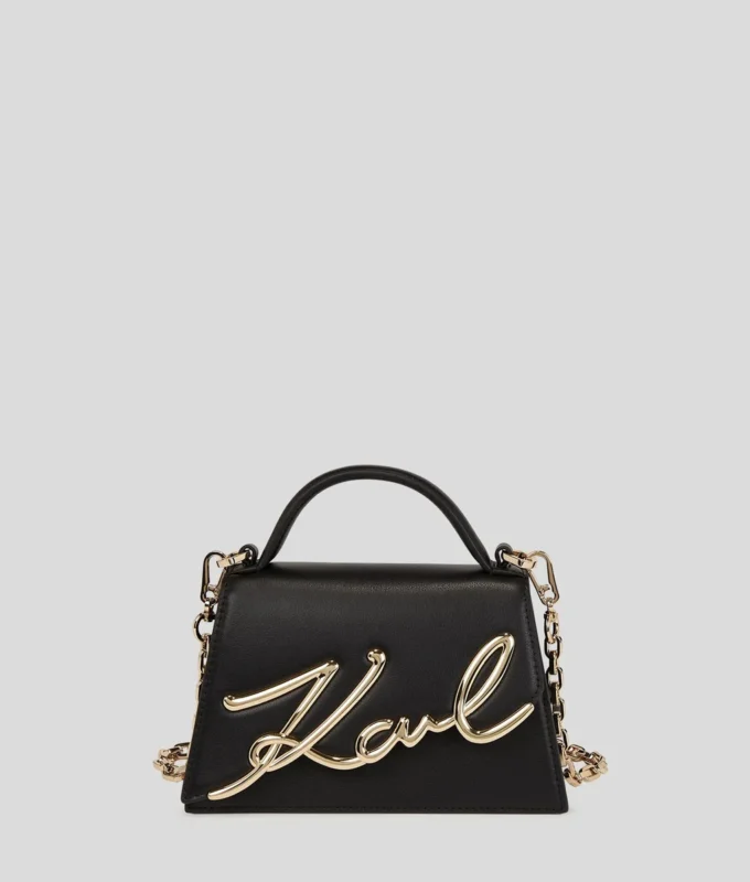 K/SIGNATURE SMALL CROSSBODY BAG