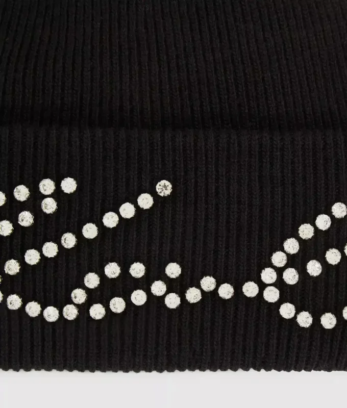 K/Signature Strass-Beanie