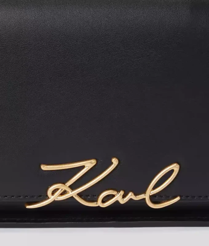 K/SIGNATURE TWO-WAY CROSSBODY BAG