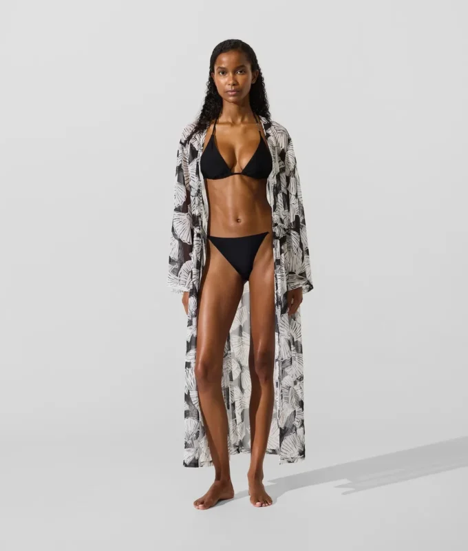 Kaftan mit Fächerprint Kaftan mit Fächerprint