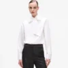 Karl DNA-Bluse mit Schleifendetail