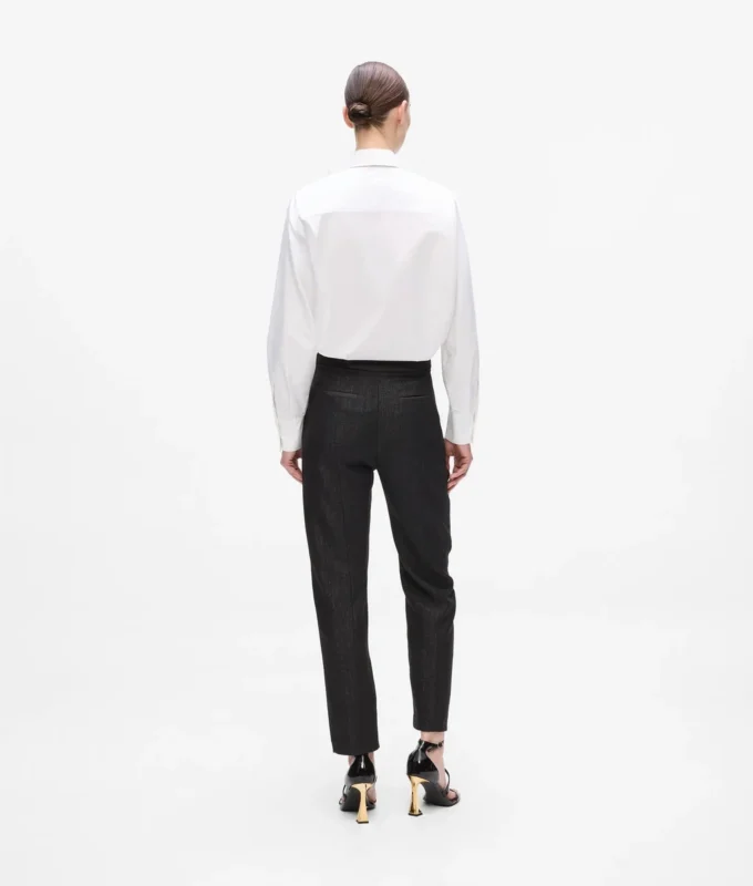 Karl DNA-Bluse mit Schleifendetail