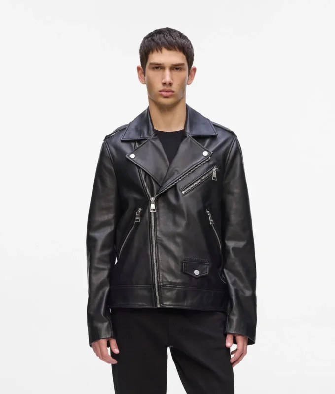 KARL ESSENTIAL LEDERJACKE