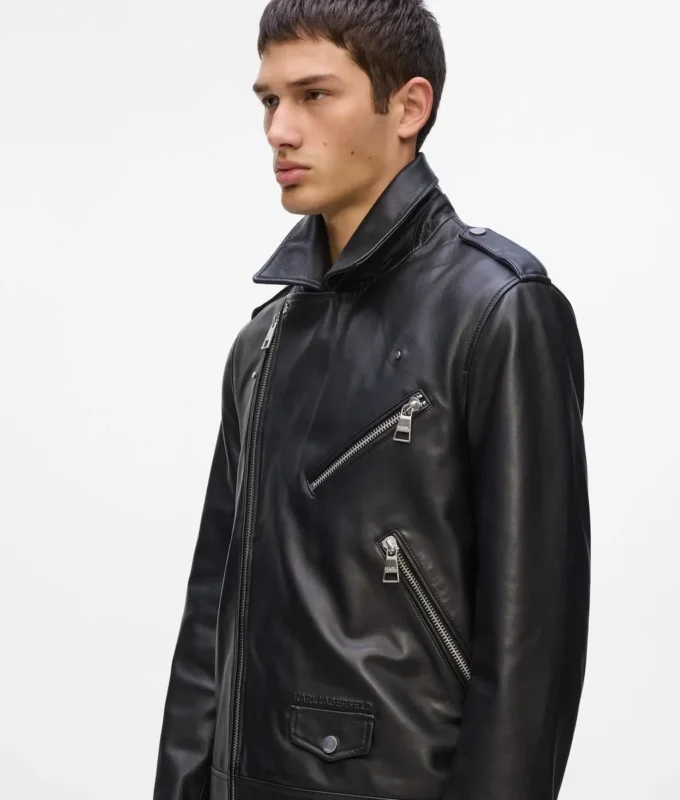 KARL ESSENTIAL LEDERJACKE