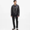 KARL ESSENTIAL LEDERJACKE
