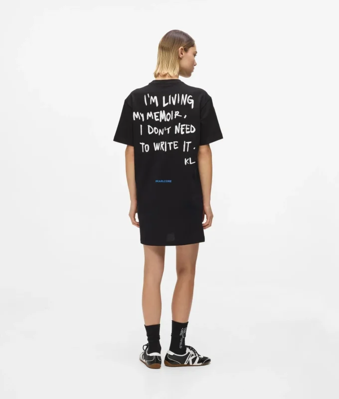 Karl-Zitat-T-Shirt-Kleid Karl-Zitat-T-Shirt-Kleid
