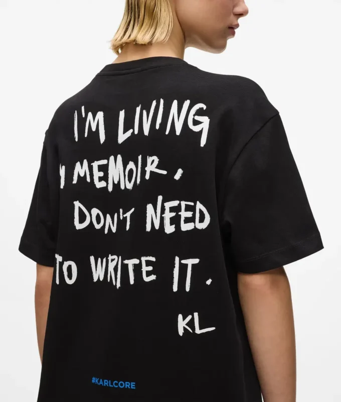 Karl-Zitat-T-Shirt-Kleid Karl-Zitat-T-Shirt-Kleid