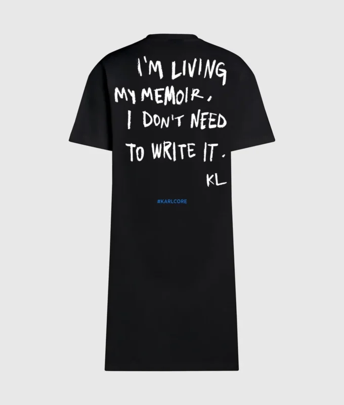 Karl-Zitat-T-Shirt-Kleid Karl-Zitat-T-Shirt-Kleid