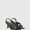 Karmel Slingbacks mit Fransen und Absatz Karmel Slingbacks mit Fransen und Absatz