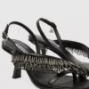 Karmel Slingbacks mit Fransen und Absatz Karmel Slingbacks mit Fransen und Absatz