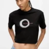 Kastiges T-Shirt mit Eclipse-Logo
