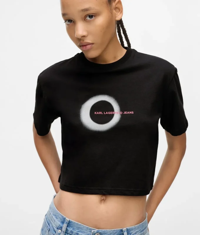 Kastiges T-Shirt mit Eclipse-Logo