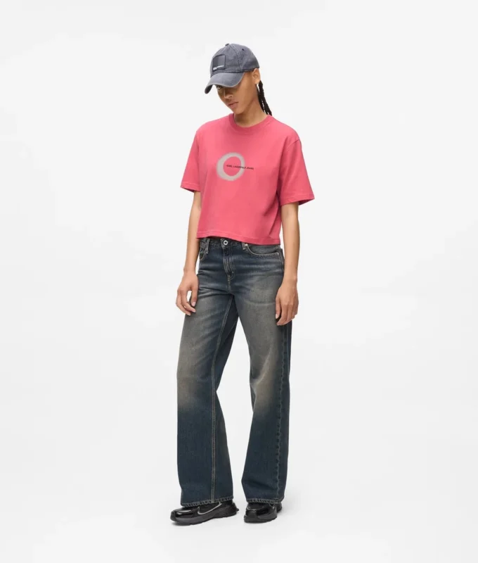 Kastiges T-Shirt mit Eclipse-Logo