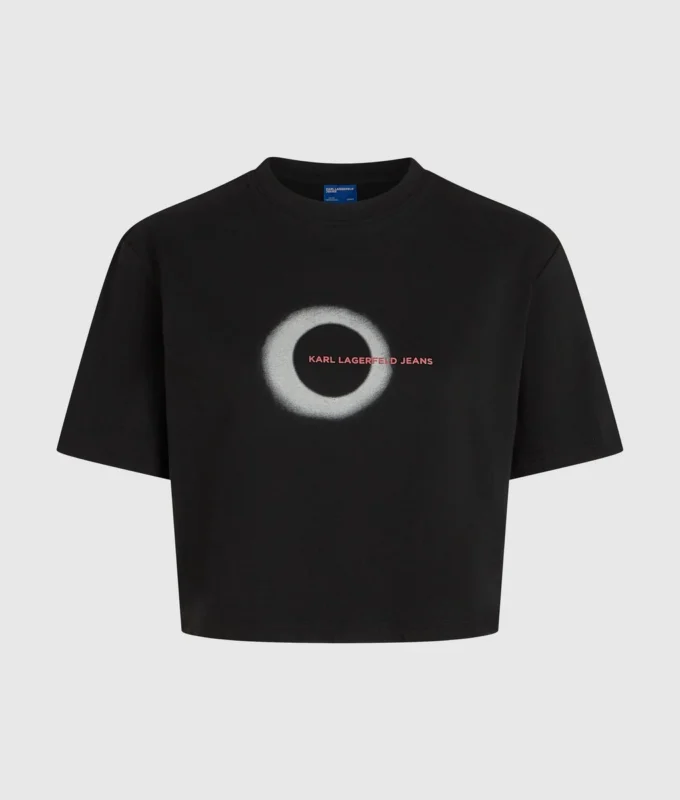 Kastiges T-Shirt mit Eclipse-Logo