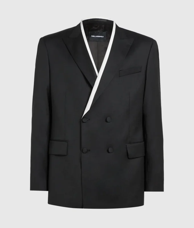 KL Studio Blazer mit kontrastierenden Paspeln