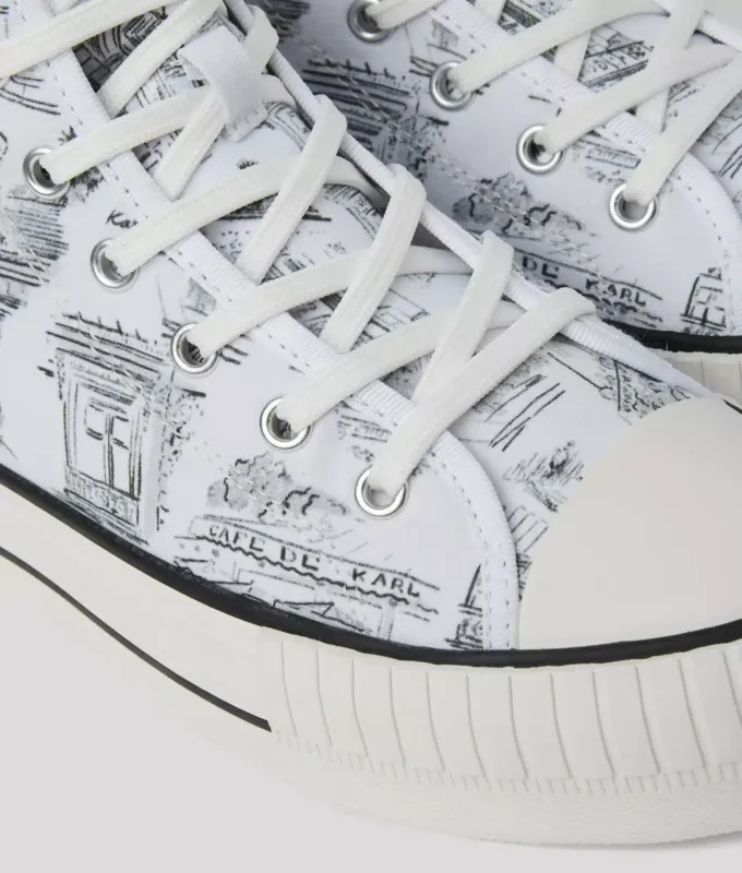 KL X JORGE PARRA HIGH-TOP SNEAKERS