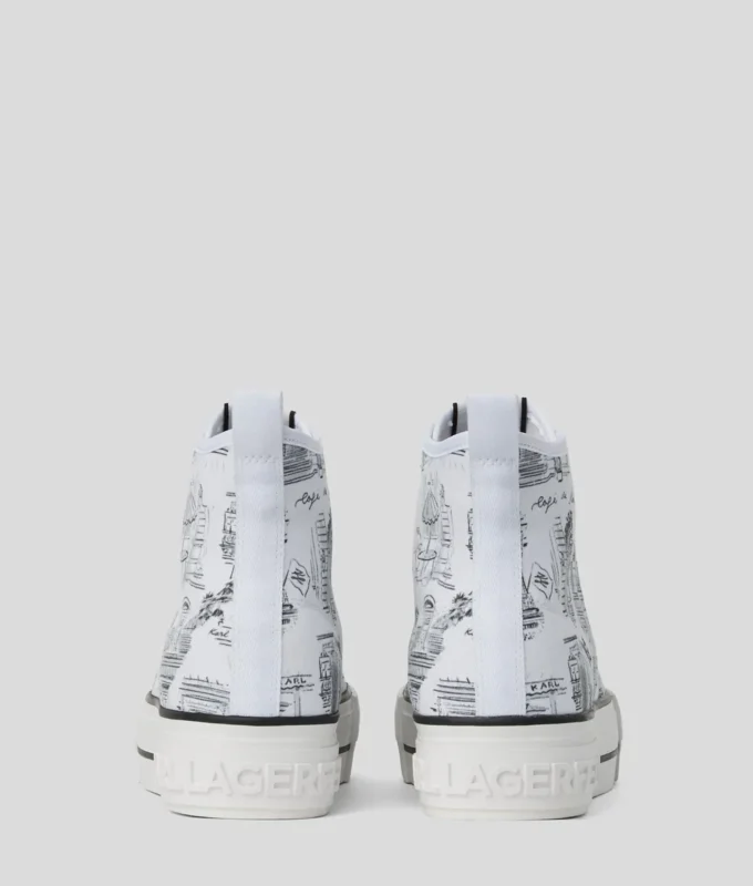 KL X JORGE PARRA HIGH-TOP SNEAKERS
