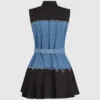 Kleid mit Denim-Oberteil Kleid mit Denim-Oberteil