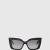 Klobige Logo-Sonnenbrille
