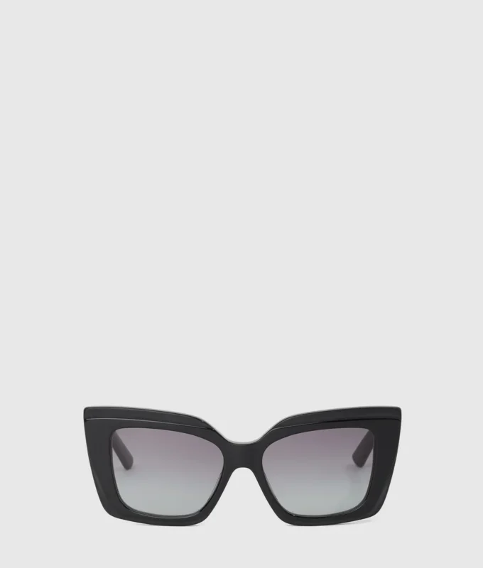 Klobige Logo-Sonnenbrille