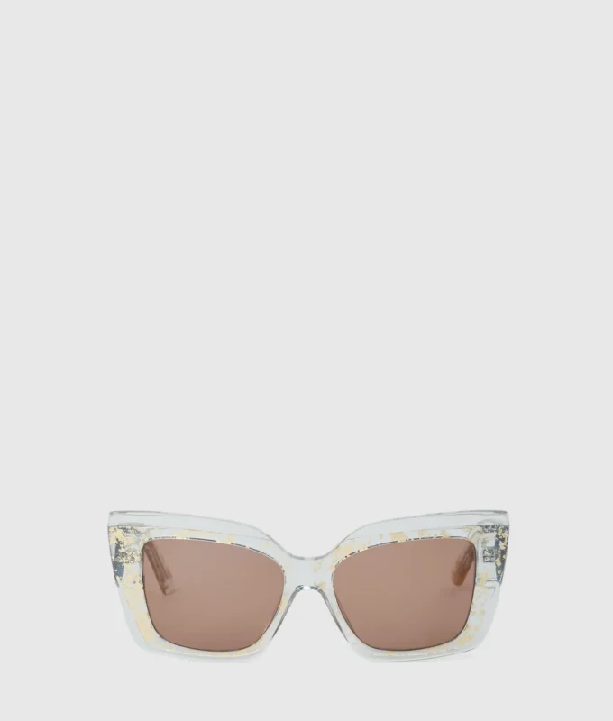 Klobige Logo-Sonnenbrille