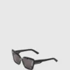 Klobige Logo-Sonnenbrille