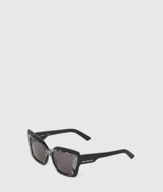 Klobige Logo-Sonnenbrille
