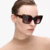 Klobige Logo-Sonnenbrille